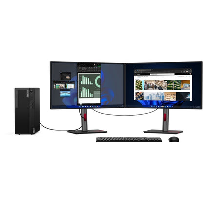 Ordinateur de bureau Lenovo ThinkCentre M80t Gen 3 11TE0017US - Intel Core i7 12e génération i7-12700 Dodeca-core (12 cœurs) - 16 Go de RAM DDR5 SDRAM - 256 Go NVMe M.2 PCI Express PCI Express NVMe 4.0 x4 SSD - Tour - Noir 11TE0017US