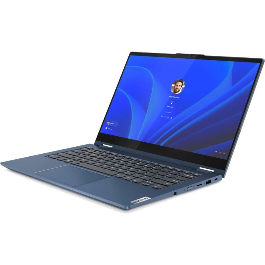 Ordinateur portable Lenovo ThinkBook 14s Yoga G2 IAP 21DM0015US Écran tactile 14" - Full HD - 1920 x 1080 - Intel Core i5 12e génération i5-1235U 3,30 GHz - 16 Go de RAM totale - 256 Go de SSD - Gris minéral 21DM0015US