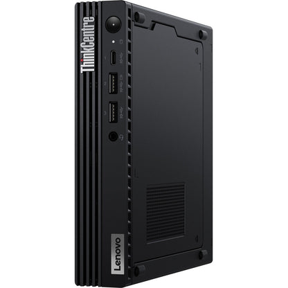 Ordinateur de bureau Lenovo ThinkCentre M90q Gen 3 11U5005KUS - Intel Core i5 12e génération i5-12500 Hexa-core (6 cœurs) 3 GHz - 8 Go de RAM DDR5 SDRAM - 256 Go SSD M.2 PCI Express NVMe 4.0 x4 - Minuscule - Noir 11U5005KUS