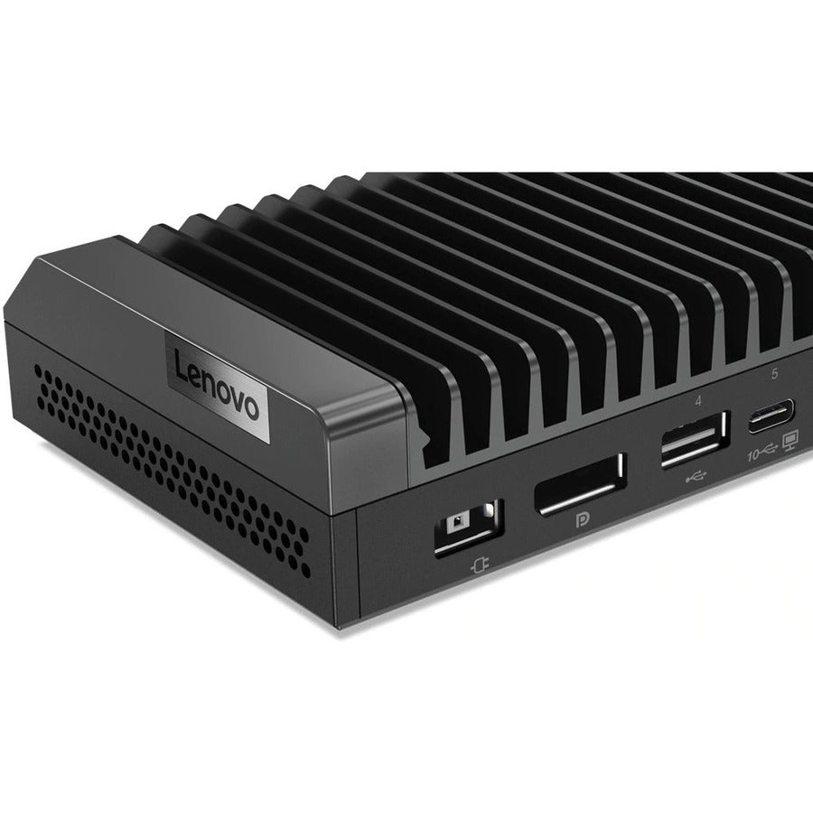 Ordinateur de bureau Lenovo ThinkCentre M75n 11BW0003US - AMD 3050e Dual-core (2 Core) 1,40 GHz - 4 Go RAM DDR4 SDRAM - 256 Go SSD - Nano - Noir 11BW0003US