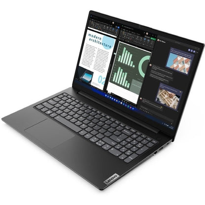 Ordinateur portable Lenovo V15 G3 IAP 82TT005GUS 15,6" - Full HD - 1920 x 1080 - Intel Core i5 12e génération i5-1235U Deca-core (10 cœurs) 1,30 GHz - 8 Go de RAM totale - SSD 256 Go - Noir professionnel 82TT005GUS