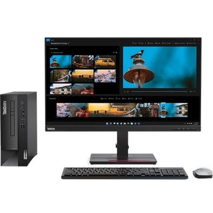Ordinateur de bureau Lenovo ThinkCentre Neo 50s 11SX005FCA - Intel Core i5 12e génération i5-12400 Hexa-core (6 cœurs) 2,50 GHz - 8 Go de RAM DDR4 SDRAM - 256 Go de SSD M.2 PCI Express NVMe 4.0 x4 - Petit facteur de forme - Noir 11SX005FCA