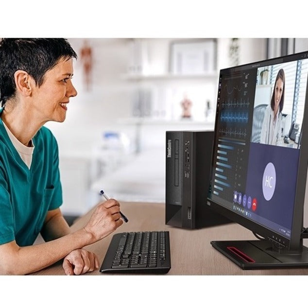 Ordinateur de bureau Lenovo ThinkCentre Neo 50s 11SX005FCA - Intel Core i5 12e génération i5-12400 Hexa-core (6 cœurs) 2,50 GHz - 8 Go de RAM DDR4 SDRAM - 256 Go de SSD M.2 PCI Express NVMe 4.0 x4 - Petit facteur de forme - Noir 11SX005FCA