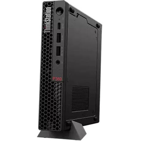 Lenovo ThinkStation P360 30FA005TUS Workstation - 1 x Intel Core i7 Dodeca-core (12 Core) i7-12700T 12th Gen 1.40 GHz - 32 GB DDR5 SDRAM RAM - 1 TB SSD - Tiny - Black 30FA005TUS