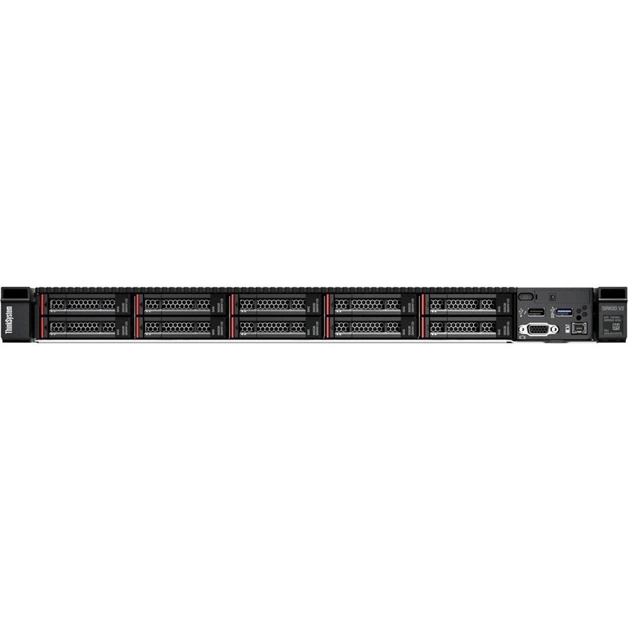 Lenovo ThinkSystem SR630 V2 7Z71A04XNA 1U Rack Server - 1 x Intel Xeon Silver 4309Y 2.80 GHz - 32 GB RAM - Serial ATA/600, 12Gb/s SAS Controller 7Z71A04XNA