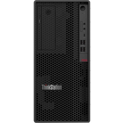 Lenovo ThinkStation P350 30E3002TUS Workstation - 1 x Intel Core i9 Octa-core (8 Core) i9-11900K 11th Gen 3.50 GHz - 16 GB DDR4 SDRAM RAM - 512 GB SSD - Tower - Raven Black 30E3002TUS