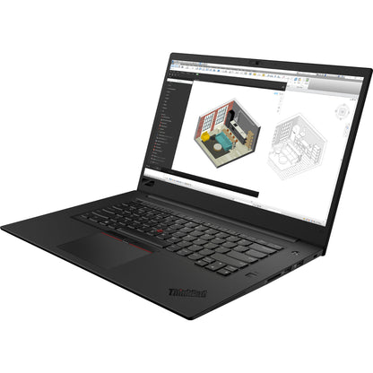 Station de travail mobile Lenovo ThinkPad P1 Gen 2 20QT0036US 15,6" - 1920 x 1080 - Intel Core i7 9e génération i7-9750H Hexa-core (6 cœurs) 2,60 GHz - 16 Go de RAM totale - SSD 512 Go - Noir minuit 20QT0036US