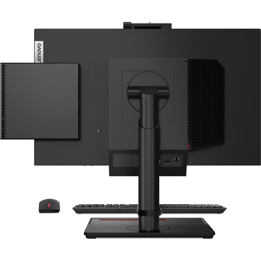 Ordinateur de bureau Lenovo ThinkCentre M80q Gen 3 11U1004GUS - Intel Core i7 12e génération i7-12700T Dodeca-core (12 cœurs) 1,40 GHz - 16 Go RAM DDR5 SDRAM - 512 Go SSD M.2 PCI Express NVMe 4.0 x4 - Minuscule - Noir 11U1004GUS