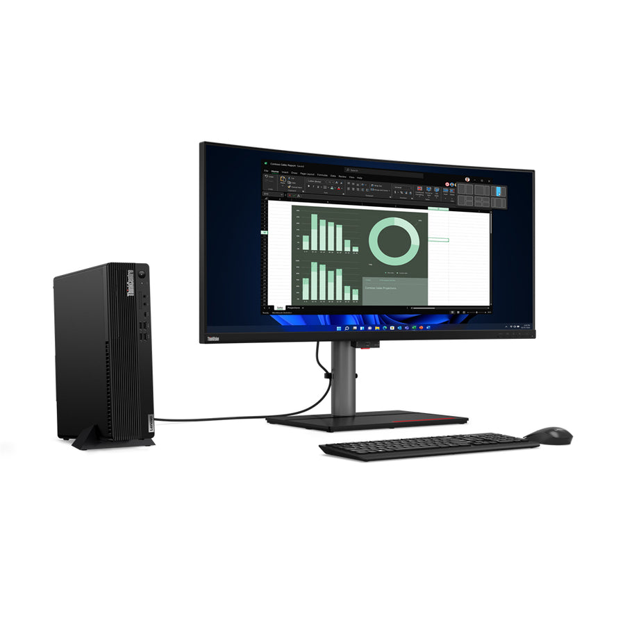 Ordinateur de bureau Lenovo ThinkCentre M80s Gen 3 11TG001LUS - Intel Core i9 12e génération i9-12900 Hexadéca-core (16 cœurs) - 16 Go de RAM DDR5 SDRAM - 512 Go NVMe M.2 PCI Express PCI Express NVMe 4.0 x4 SSD - Petit facteur de forme - Noir 11TG001LUS