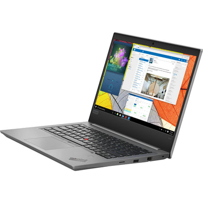 Ordinateur portable Lenovo ThinkPad E490 20N8001LUS 14" - 1920 x 1080 - Intel Core i7 8e génération i7-8565U Quad-core (4 cœurs) 1,80 GHz - 8 Go de RAM totale - SSD 256 Go - Argent 20N8001LUS