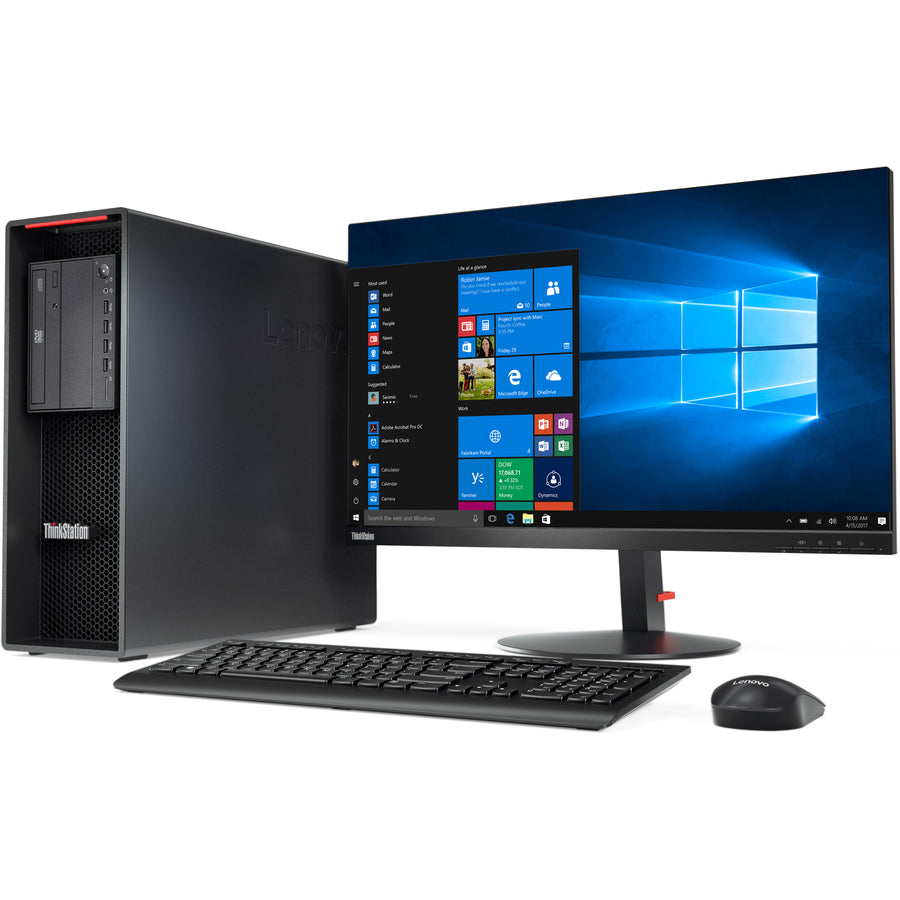 Lenovo ThinkStation P520 30BE00MWUS Workstation - 1 x Intel Xeon Octadeca-core (18 Core) W-2295 3 GHz - 256 GB DDR4 SDRAM RAM - 4 TB SSD - Tower 30BE00MWUS