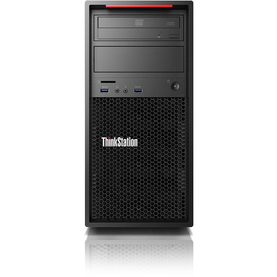 Lenovo ThinkStation P410 30B3001VCA Workstation - 1 x Intel Xeon Hexa-core (6 Core) E5-1650 v4 3.50 GHz - 16 GB DDR4 SDRAM RAM - 256 GB SSD - Graphite Black 30B3001VCA