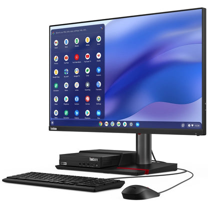 Lenovo ThinkCentre M60q 12C6000DUS Chromebox - Intel Core i5 12e génération i5-1235U Deca-core (10 cœurs) 1,30 GHz - 32 Go RAM DDR4 SDRAM - 256 Go SSD M.2 PCI Express NVMe 4.0 x4 - Minuscule - Noir 12C6000DUS