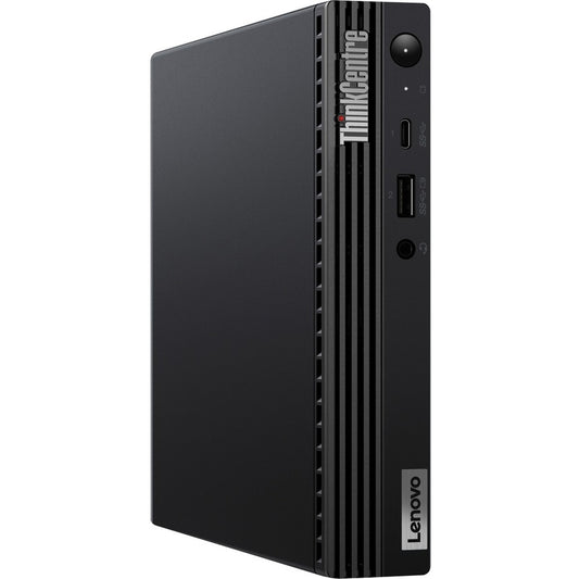 Ordinateur de bureau Lenovo ThinkCentre M75q Gen 2 11JJ000JUS - AMD Ryzen 3 4350GE Quad-core (4 cœurs) 3,50 GHz - 4 Go de RAM DDR4 SDRAM - Disque dur 1 To - Minuscule - Noir corbeau 11JJ000JUS