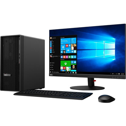 Lenovo ThinkStation P350 30E3003JUS Workstation - Intel Core i7 Octa-core (8 Core) i7-11700 11th Gen 2.50 GHz - 16 GB DDR4 SDRAM RAM - 1 TB SSD - Tower 30E3003JUS