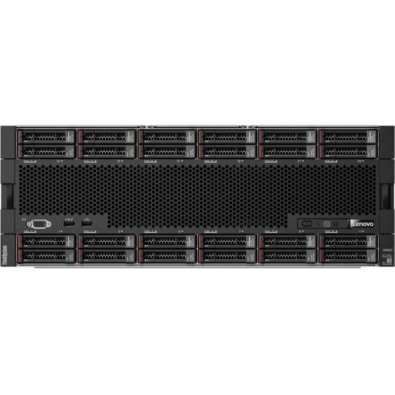 Lenovo ThinkSystem SR950 7X12A02XNA 4U Rack Server - 8 x Intel Xeon Platinum 8260 2.40 GHz - 256 GB RAM - 12Gb/s SAS, Serial ATA/600 Controller 7X12A02XNA