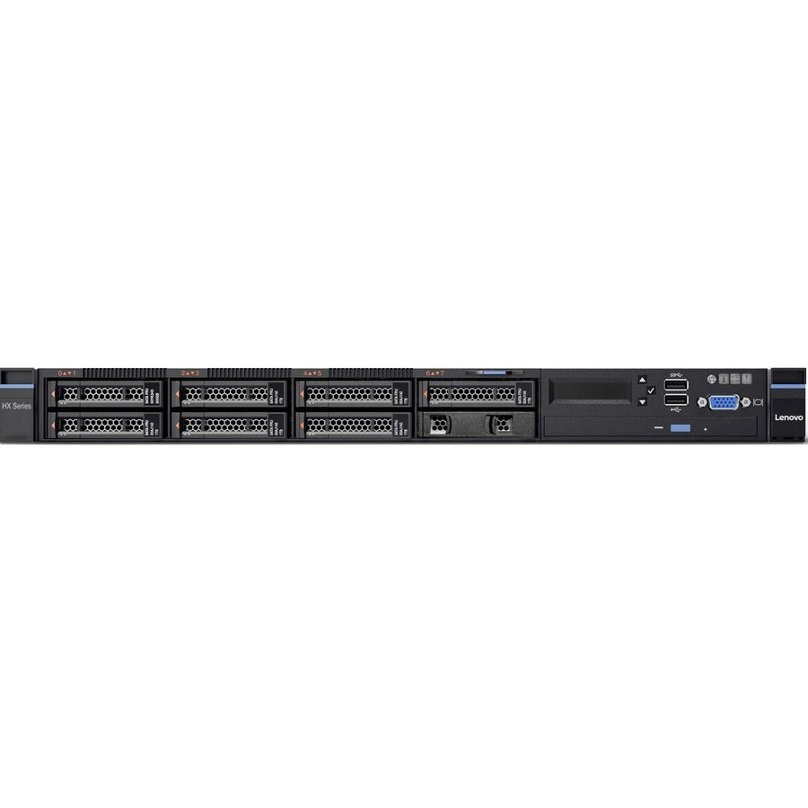 Lenovo Converged HX2310-E 8693EDU 1U Rack-mountable Server - 2 x Intel Xeon E5-2609 v4 1.70 GHz - 128 GB RAM - 12 TB HDD - (6 x 2TB) HDD Configuration - 800 GB SSD - (1 x 800GB) SSD Configuration - 12Gb/s SAS, Serial ATA/600 Controller 8693EDU