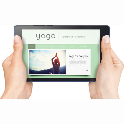 Tablette Lenovo Tab3 8 TB3-850F - 8" - Quad-core (4 Core) 1 GHz - 1 Go RAM - 16 Go Stockage - Android 6.0 Marshmallow - Noir Ardoise ZA170003US