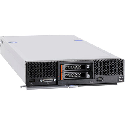 Serveur lame Lenovo PureFlex System x240 8737C4U - 1 x Intel Xeon E5-2650L v2 1,70 GHz - 8 Go de RAM - Serial ATA/600, contrôleur SAS 6 Gb/s 8737C4U