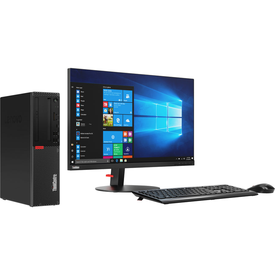 Ordinateur de bureau Lenovo ThinkCentre M920s 10SJ004QUS - Intel Core i5 9e génération i5-9400 2,90 GHz - 8 Go de RAM DDR4 SDRAM - SSD 256 Go - Petit format - Noir 10SJ004QUS