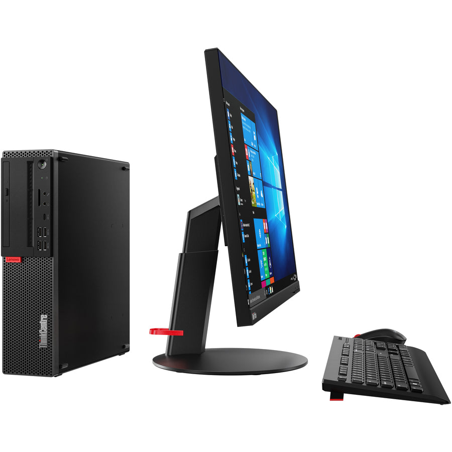 Ordinateur de bureau Lenovo ThinkCentre M920s 10SJ004QUS - Intel Core i5 9e génération i5-9400 2,90 GHz - 8 Go de RAM DDR4 SDRAM - SSD 256 Go - Petit format - Noir 10SJ004QUS