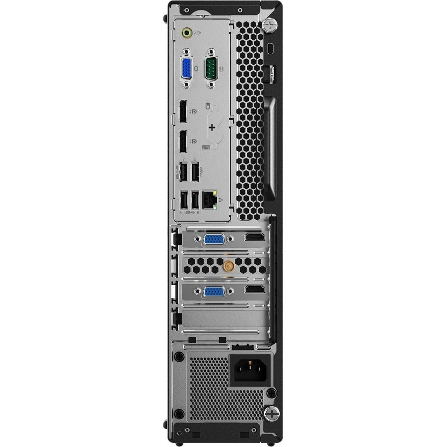 Ordinateur de bureau Lenovo ThinkCentre M920s 10SJ004QUS - Intel Core i5 9e génération i5-9400 2,90 GHz - 8 Go de RAM DDR4 SDRAM - SSD 256 Go - Petit format - Noir 10SJ004QUS