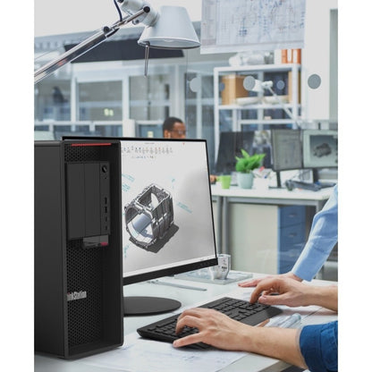 Lenovo ThinkStation P620 30E00048US Workstation - 1 3995WX 2.70 GHz - 16 GB DDR4 SDRAM RAM - 512 GB SSD - Tower - Graphite Black 30E00048US