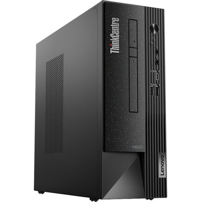 Ordinateur de bureau Lenovo ThinkCentre Neo 50s 11SX005ECA - Intel Core i5 12e génération i5-12400 Hexa-core (6 cœurs) 2,50 GHz - 8 Go de RAM DDR4 SDRAM - 128 Go de SSD M.2 PCI Express NVMe 3.0 x4 - Petit facteur de forme - Noir 11SX005ECA