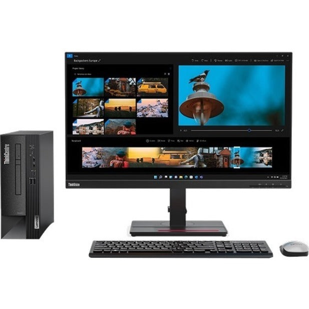 Ordinateur de bureau Lenovo ThinkCentre Neo 50s 11SX005ECA - Intel Core i5 12e génération i5-12400 Hexa-core (6 cœurs) 2,50 GHz - 8 Go de RAM DDR4 SDRAM - 128 Go de SSD M.2 PCI Express NVMe 3.0 x4 - Petit facteur de forme - Noir 11SX005ECA