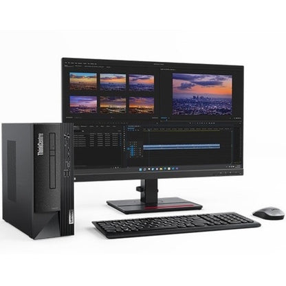 Ordinateur de bureau Lenovo ThinkCentre Neo 50s 11SX005ECA - Intel Core i5 12e génération i5-12400 Hexa-core (6 cœurs) 2,50 GHz - 8 Go de RAM DDR4 SDRAM - 128 Go de SSD M.2 PCI Express NVMe 3.0 x4 - Petit facteur de forme - Noir 11SX005ECA