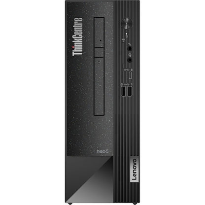 Ordinateur de bureau Lenovo ThinkCentre Neo 50s 11SX005ECA - Intel Core i5 12e génération i5-12400 Hexa-core (6 cœurs) 2,50 GHz - 8 Go de RAM DDR4 SDRAM - 128 Go de SSD M.2 PCI Express NVMe 3.0 x4 - Petit facteur de forme - Noir 11SX005ECA