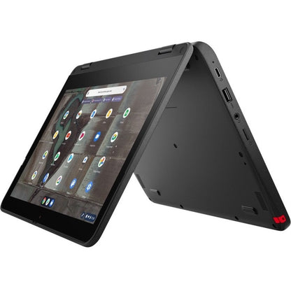 Lenovo 500e Chromebook Gen 3 82JB0001CF Chromebook 2 en 1 tactile 11,6" - HD - 1366 x 768 - Intel Celeron N5100 Quad-core (4 Core) 1,10 GHz - 4 Go de RAM totale - 32 Go de mémoire flash - Gris 82JB0001CF