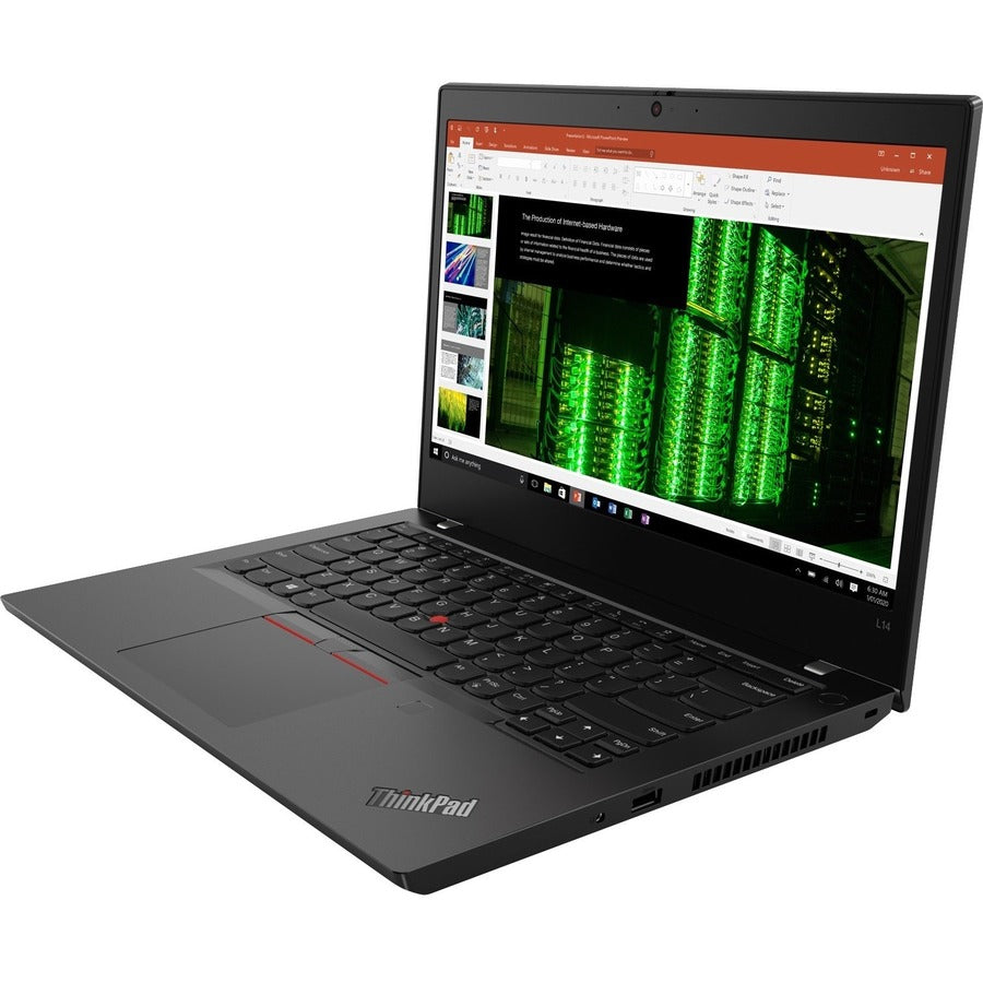 Ordinateur portable Lenovo ThinkPad L14 Gen2 20X5008DUS 14" - Full HD - 1920 x 1080 - AMD Ryzen 5 PRO 5650U Hexa-core (6 cœurs) 2,30 GHz - 8 Go de RAM totale - SSD 256 Go - Noir 20X5008DUS