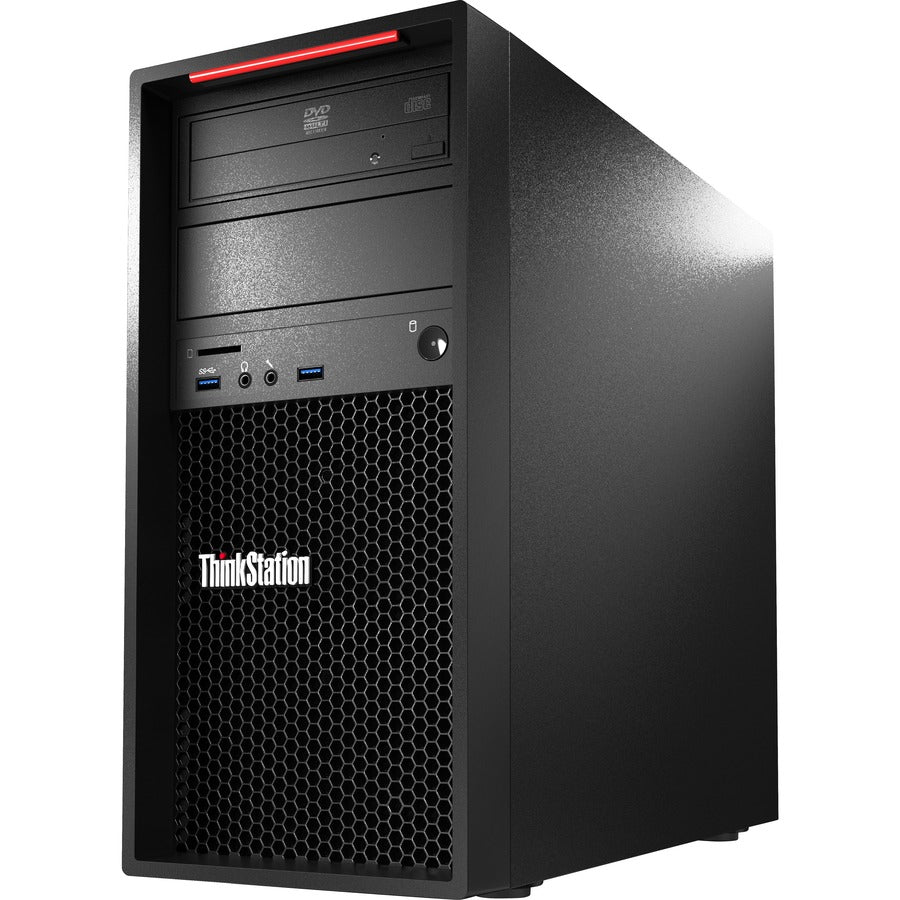 Lenovo ThinkStation P320 30BH002DCA Workstation - 1 x Intel Core i7 Quad-core (4 Core) i7-7700K 7th Gen 4.20 GHz - 16 GB DDR4 SDRAM RAM - 1 TB HDD - Tower - Raven Black 30BH002DCA