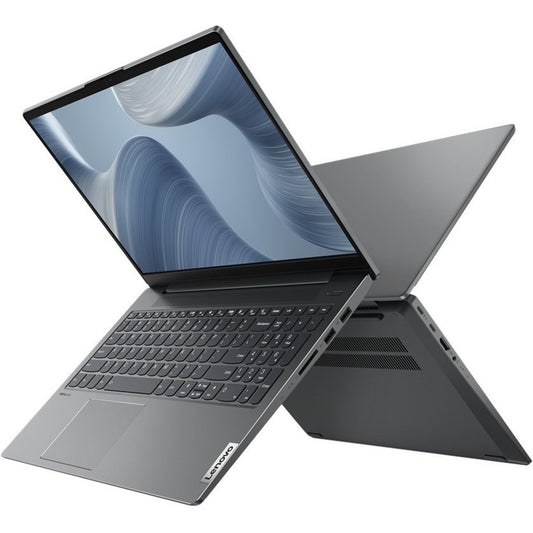 Ordinateur portable Lenovo IdeaPad 5 15IAL7 82SF000TCC 15,6" - Full HD - 1920 x 1080 - Intel Core i5 12e génération i5-1235U Deca-core (10 cœurs) 1,30 GHz - 8 Go de RAM totale - 8 Go de mémoire embarquée - SSD 256 Go - Gris orage 82SF000TCC