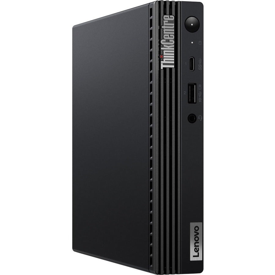 Ordinateur de bureau Lenovo ThinkCentre M80q 11DN008XUS - Intel Core i5 10e génération i5-10500T Hexa-core (6 cœurs) 2,30 GHz - 8 Go de RAM DDR4 SDRAM - 256 Go de SSD M.2 PCI Express NVMe x4 - Minuscule - Noir 11DN008XUS
