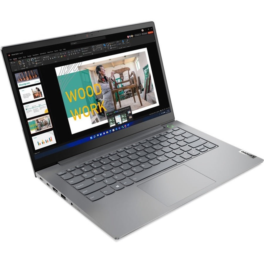 Ordinateur portable Lenovo ThinkBook 14 G4 IAP 21DH000TUS 14" - Full HD - 1920 x 1080 - Intel Core i7 12e génération i7-1255U Deca-core (10 cœurs) 1,70 GHz - 8 Go de RAM totale - 8 Go de mémoire embarquée - SSD 512 Go - Gris minéral 21DH000TUS