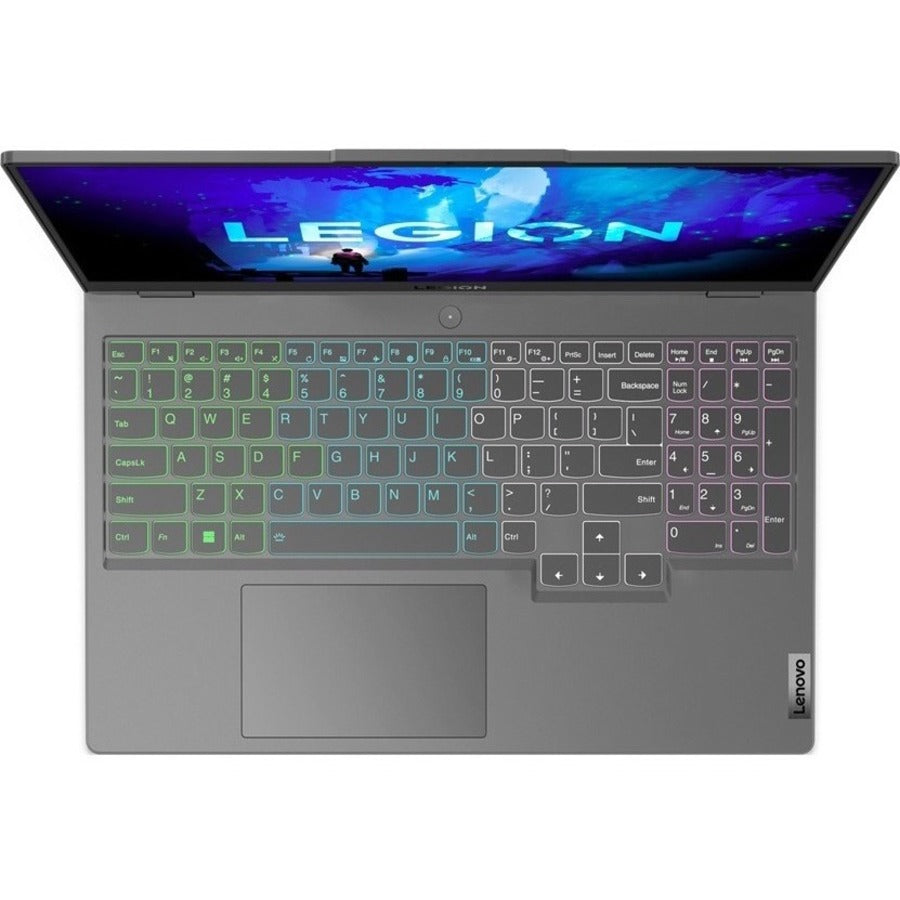 Ordinateur portable de jeu Lenovo Legion 5 15IAH7H 82RB005SUS 15,6" - Full HD - 1920 x 1080 - Intel Core i7 12e génération i7-12700H Tetradeca-core (14 cœurs) - 16 Go de RAM totale - 2 To SSD - Gris orage 82RB005SUS