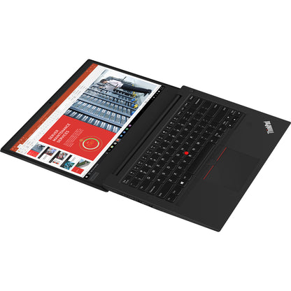 Ordinateur portable Lenovo ThinkPad E495 20NE0001US 14" - 1920 x 1080 - AMD Ryzen 7 3700U Quad-core (4 Core) 2,30 GHz - 8 Go de RAM totale - SSD 256 Go - Noir brillant 20NE0001US