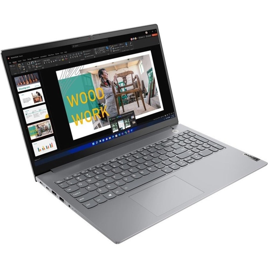 Ordinateur portable Lenovo ThinkBook 15 G4 ABA 21DL004YUS 15,6" - Full HD - 1920 x 1080 - AMD Ryzen 5 5625U Hexa-core (6 Core) 2,30 GHz - 8 Go de RAM totale - 8 Go de mémoire embarquée - SSD 256 Go - Gris minéral 21DL004YUS