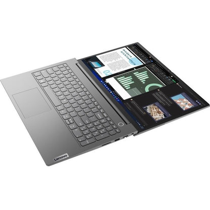 Ordinateur portable Lenovo ThinkBook 15 G4 ABA 21DL004YUS 15,6" - Full HD - 1920 x 1080 - AMD Ryzen 5 5625U Hexa-core (6 Core) 2,30 GHz - 8 Go de RAM totale - 8 Go de mémoire embarquée - SSD 256 Go - Gris minéral 21DL004YUS
