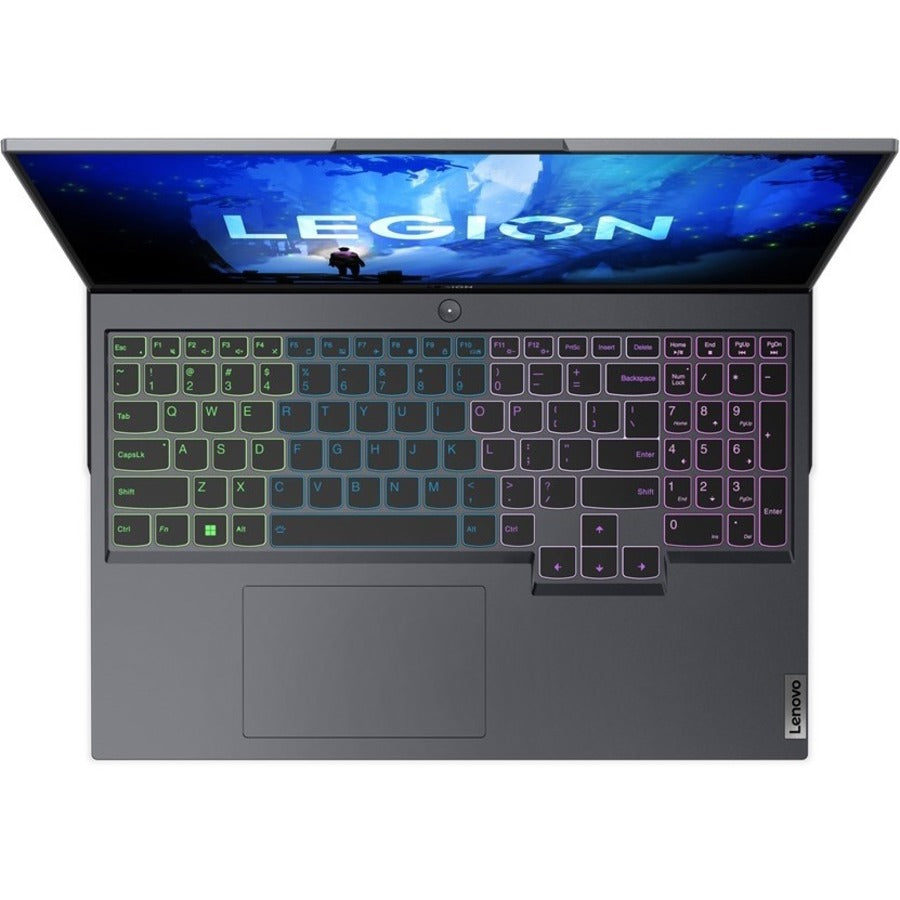 Ordinateur portable de jeu Lenovo Legion 5 Pro 16IAH7H 82RF005MUS 16" - HD - 1366 x 768 - Intel Core i7 12e génération i7-12700H Tetradeca-core (14 cœurs) - 32 Go de RAM totale - SSD 2 To - Gris orage 82RF005MUS