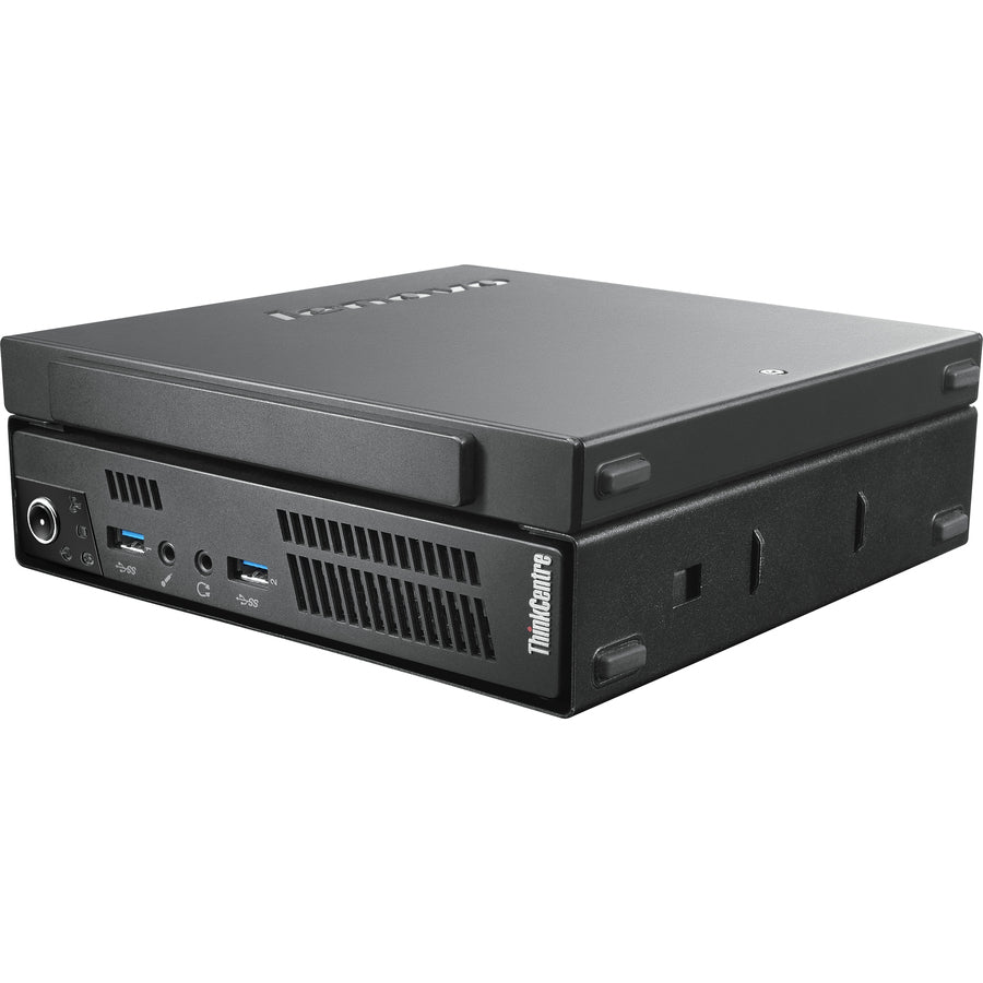 Ordinateur de bureau Lenovo ThinkCentre M92p 3237A1F - Intel Core i5 3e génération i5-3470T Dual-core (2 cœurs) 2,90 GHz - 4 Go RAM DDR3 SDRAM - Disque dur 320 Go - Mini PC - Business Noir 3237A1F