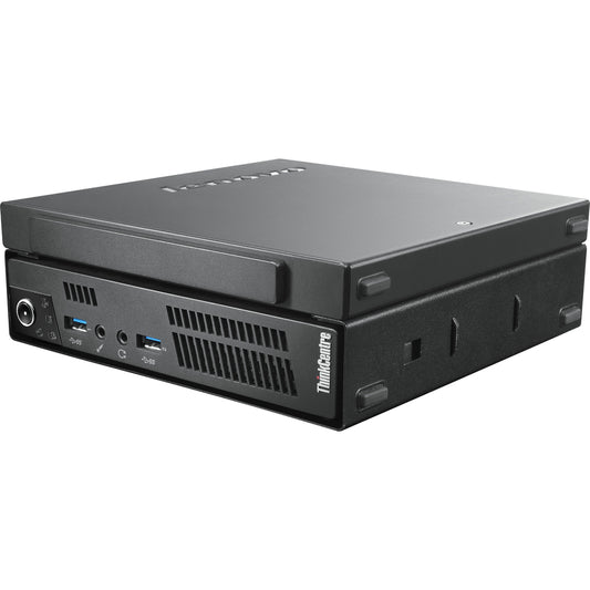 Ordinateur de bureau Lenovo ThinkCentre M92p 3237A1F - Intel Core i5 3e génération i5-3470T Dual-core (2 cœurs) 2,90 GHz - 4 Go RAM DDR3 SDRAM - Disque dur 320 Go - Mini PC - Business Noir 3237A1F