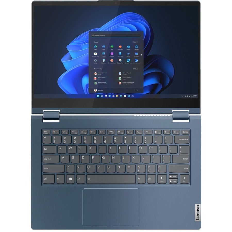 Lenovo ThinkBook 14s Yoga G2 IAP 21DM0013US Ordinateur portable convertible 2 en 1 à écran tactile 14" - Full HD - 1920 x 1080 - Intel Core i5 12e génération i5-1235U - 8 Go de RAM totale - SSD 256 Go 21DM0013US