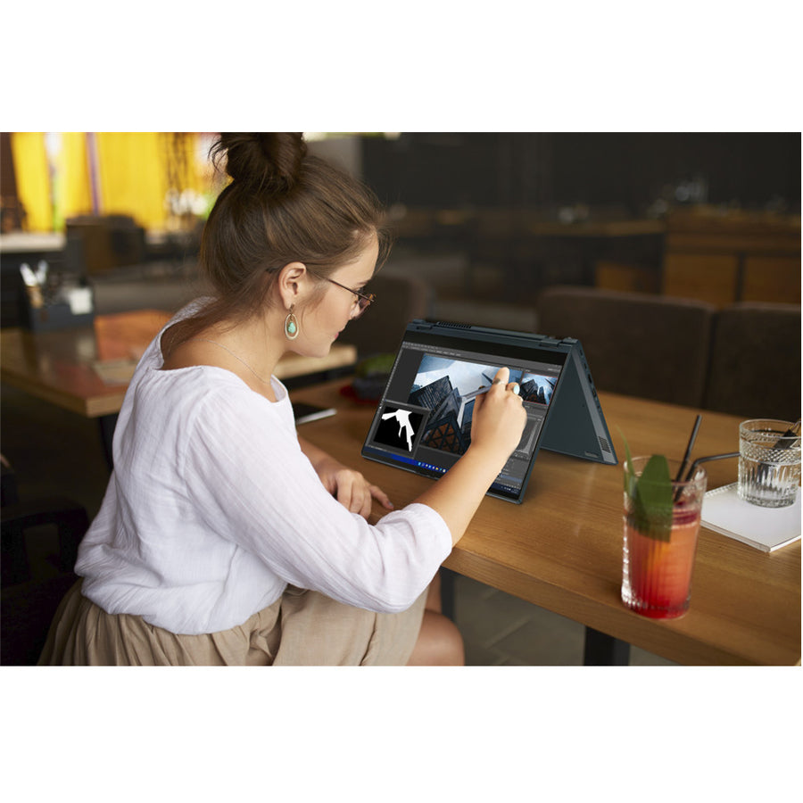 Lenovo ThinkBook 14s Yoga G2 IAP 21DM0013US Ordinateur portable convertible 2 en 1 à écran tactile 14" - Full HD - 1920 x 1080 - Intel Core i5 12e génération i5-1235U - 8 Go de RAM totale - SSD 256 Go 21DM0013US