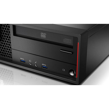 Lenovo ThinkStation P320 30BK001CUS Workstation - 1 x Intel Core i5 Quad-core (4 Core) i5-7500 7th Gen 3.40 GHz - 8 GB DDR4 SDRAM RAM - 1 TB HDD - Small Form Factor - Raven Black 30BK001CUS