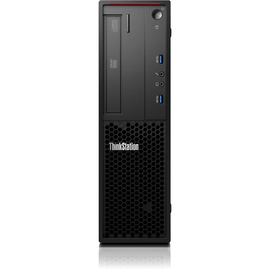 Lenovo ThinkStation P320 30BK001CUS Workstation - 1 x Intel Core i5 Quad-core (4 Core) i5-7500 7th Gen 3.40 GHz - 8 GB DDR4 SDRAM RAM - 1 TB HDD - Small Form Factor - Raven Black 30BK001CUS