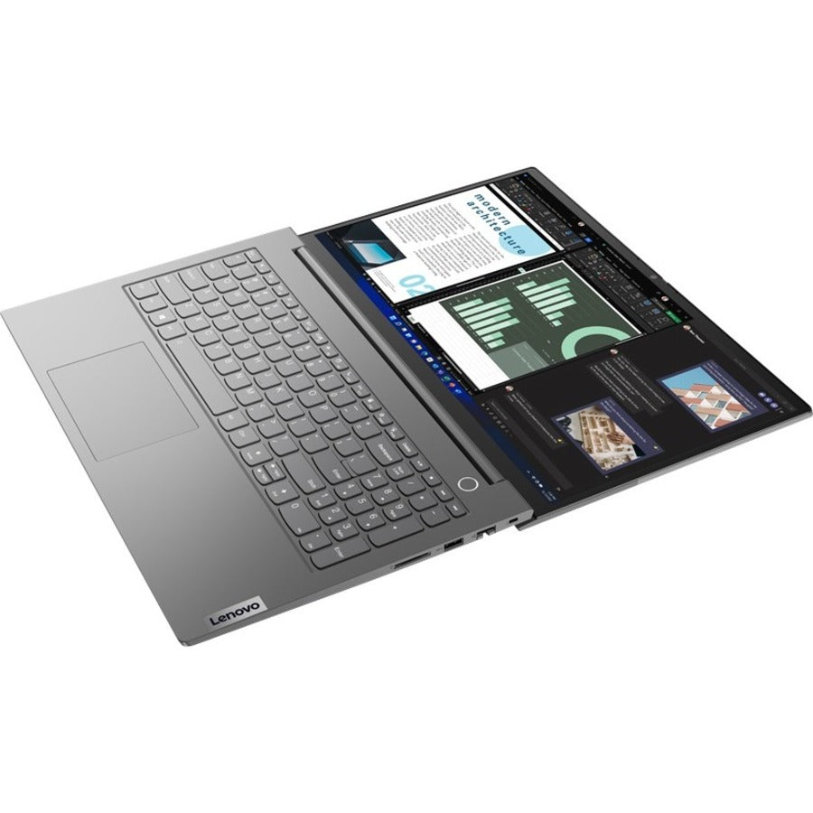 Ordinateur portable Lenovo ThinkBook 15 G4 ABA 21DL000LUS 15,6" - Full HD - 1920 x 1080 - AMD Ryzen 7 - 16 Go de RAM totale - 8 Go de mémoire embarquée - 512 Go de SSD - Gris minéral 21DL000LUS