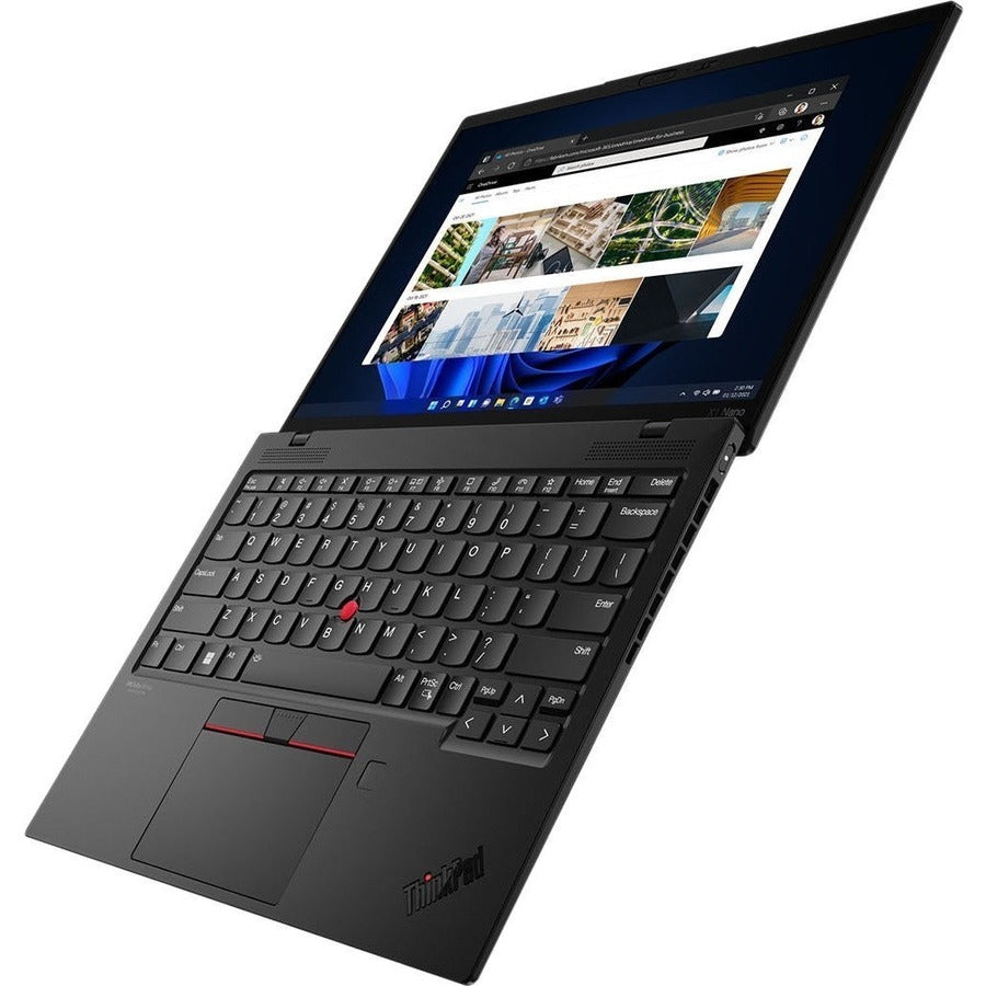 Ordinateur portable Lenovo ThinkPad X1 Nano Gen 2 21E80031CA 13" - 2K - 2160 x 1350 - Intel Core i5 12e génération i5-1240P Dodeca-core (12 cœurs) - 16 Go de RAM totale - 16 Go de mémoire embarquée - 256 Go SSD - Peinture noire 21E80031CA